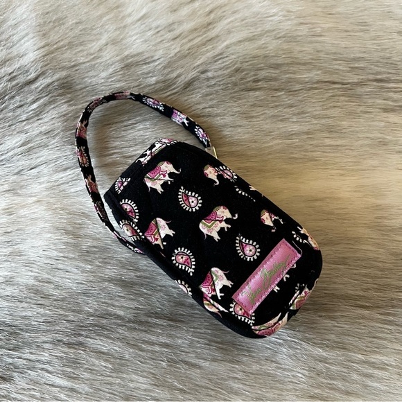 Vintage VERA BRADLEY Pink Elephants 2007 Phone Case Credit Cards Lipstick Case - Picture 3 of 8